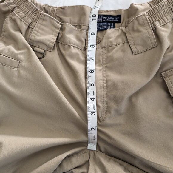 511 TACTICAL Pants Women's 12 Taclite Beige Outdoor Zip Button Pockets Casual - Picture 13 of 14